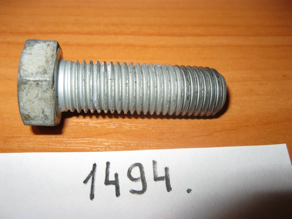 M16*50 Болт с шестигранной головкой под ключ 24 резьба по всей длине прочность 10,9 815938