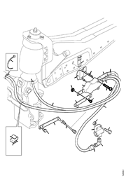 Тяга крана уровня пола L=150 mm