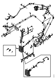 Трубопровод системы компрессора двигателя D12