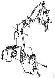 Кронштейн трубопровода гидроусилителя (лев.D)